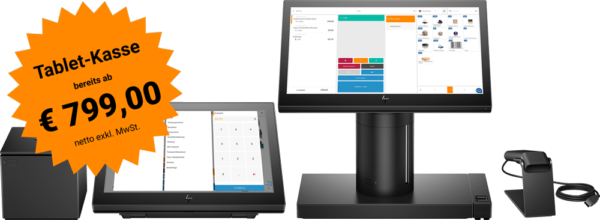 ETRON Tablet-Kasse bereits ab EUR 799 exkl.