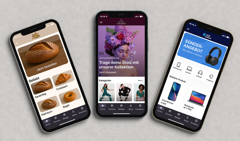Ihre eigene Kunden-App - so vielfältig wie Ihr Unternehmen!