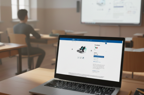 ETRON onRetail Schulungsversion in Klassenzimmer